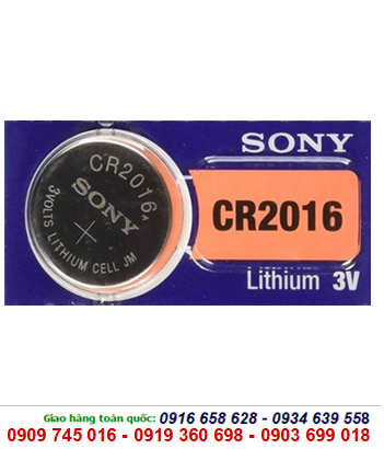 Sony CR2016 _Pin CR2016, Sony đồng xu CR2016 lithium 3V chính hãng